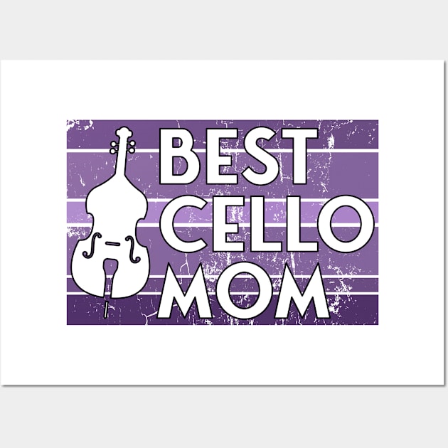 Best Cello mom Wall Art by Jabinga